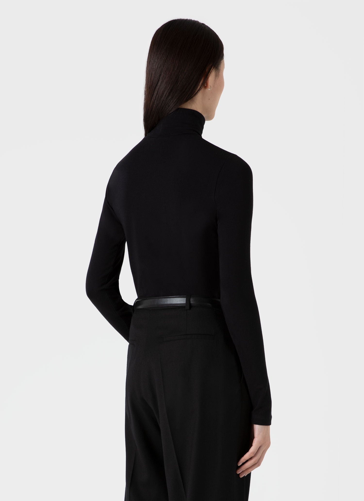 Long Sleeve Roll Neck Top - 3