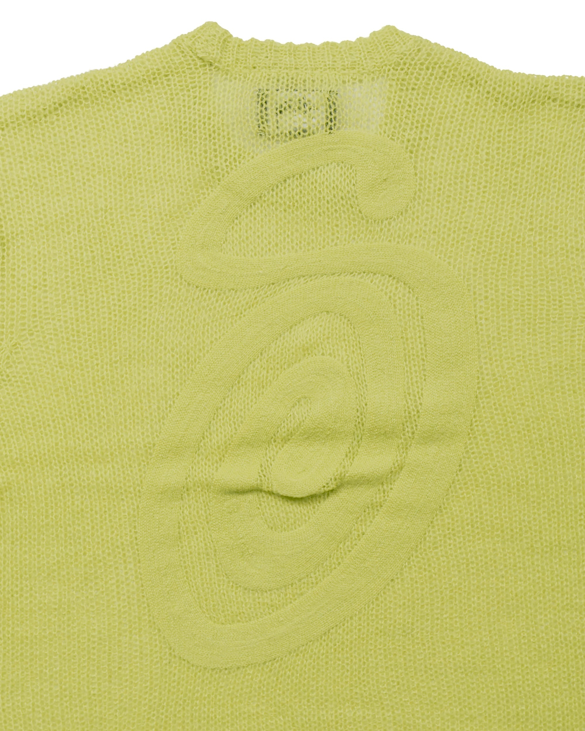 Stüssy S Loose Knit Sweater Lime - 2