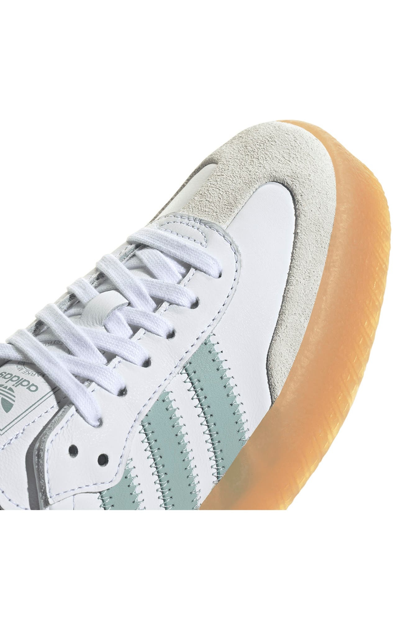 adidas Sambae Sneaker in White/Wonder Blue/Off White at Nordstrom - 8