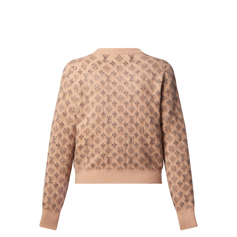 Brushed Monogram Cardigan 3