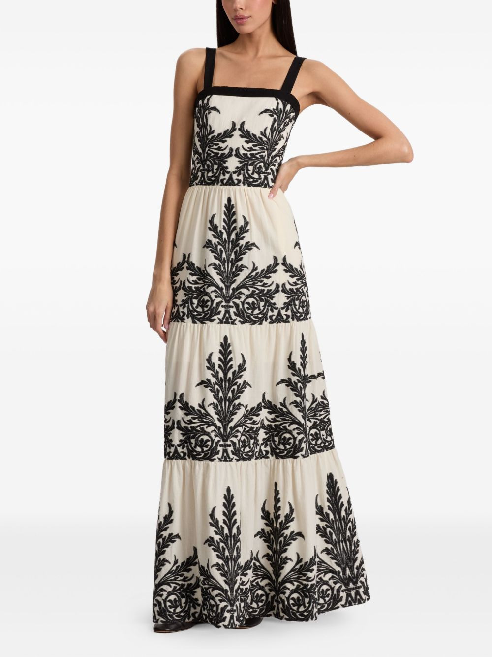Saige tiered maxi dress - 2