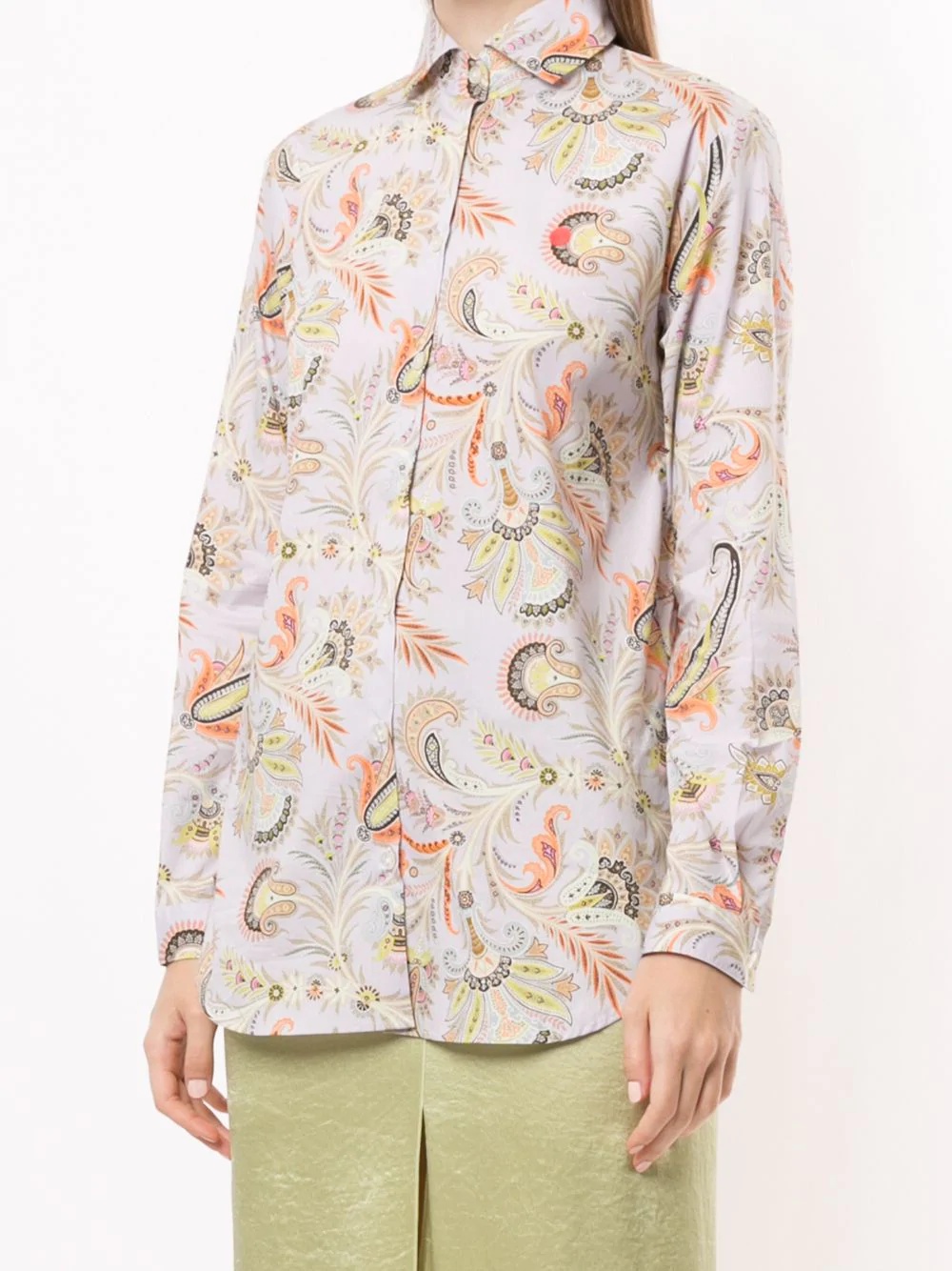 paisley print shirt - 3