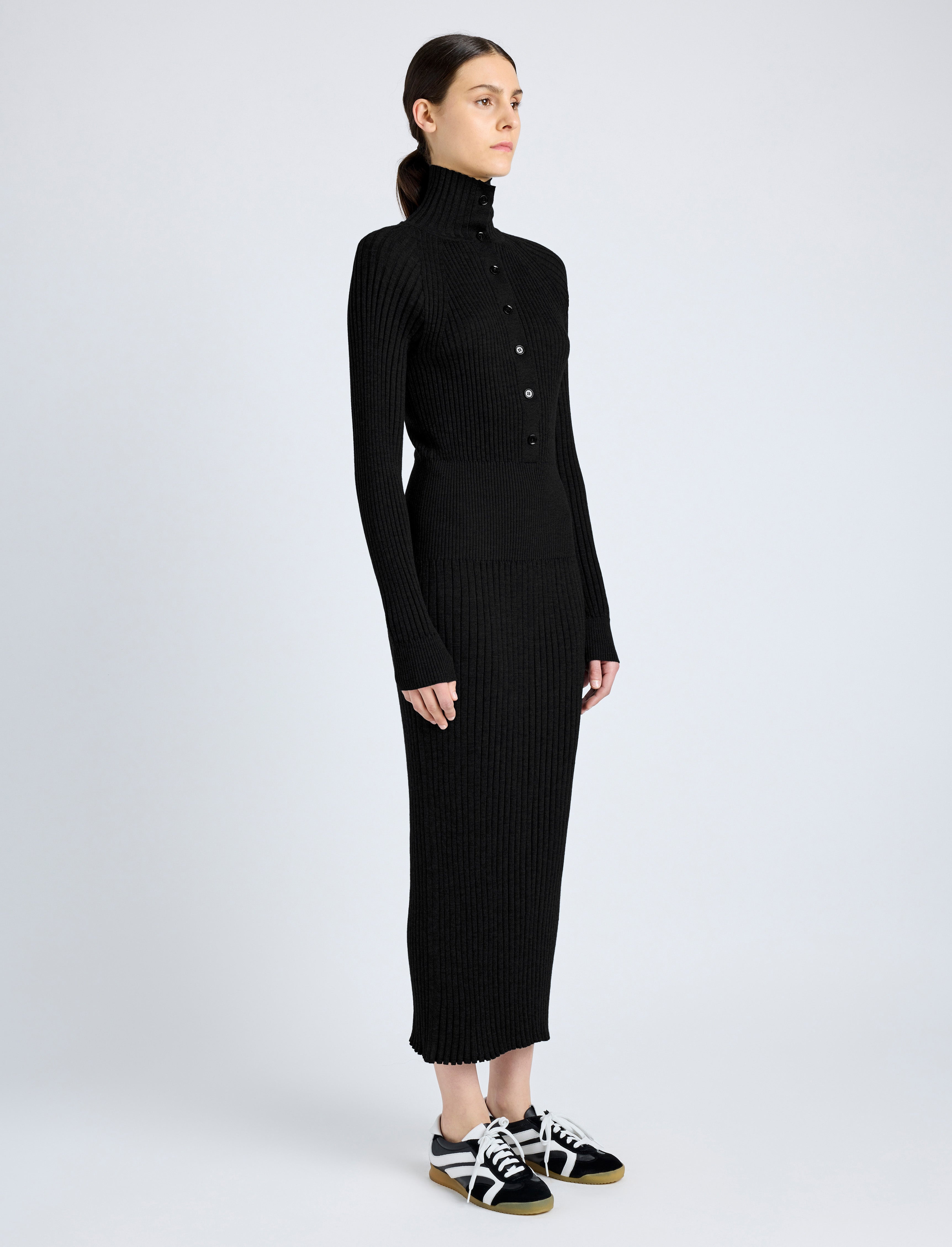 Maeve Dress in Superfine Merino Silk - 3