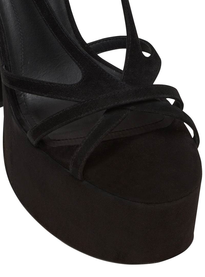 Cam suede platform sandals 5