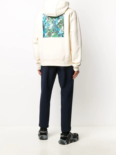 KENZO graphic print cotton hoodie outlook