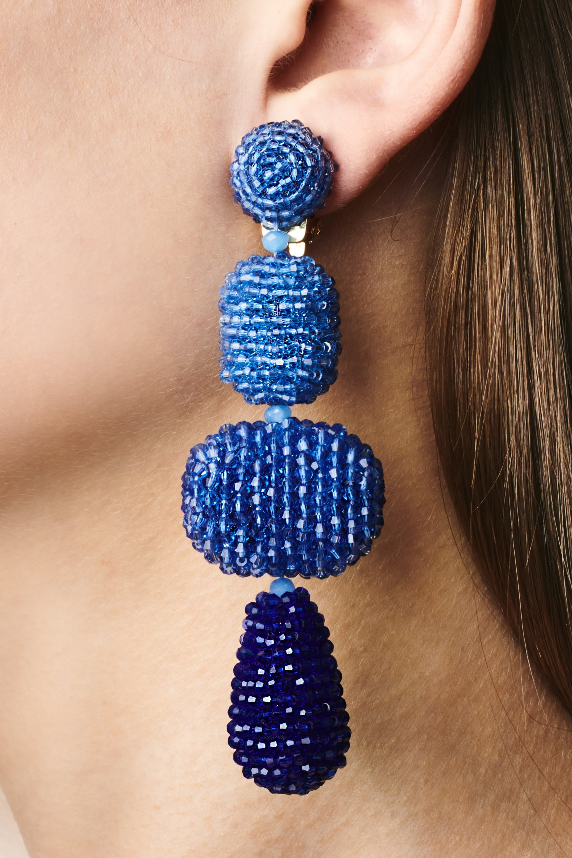 JOSEPHINE EARRINGS - AQUA OMBRE - 2