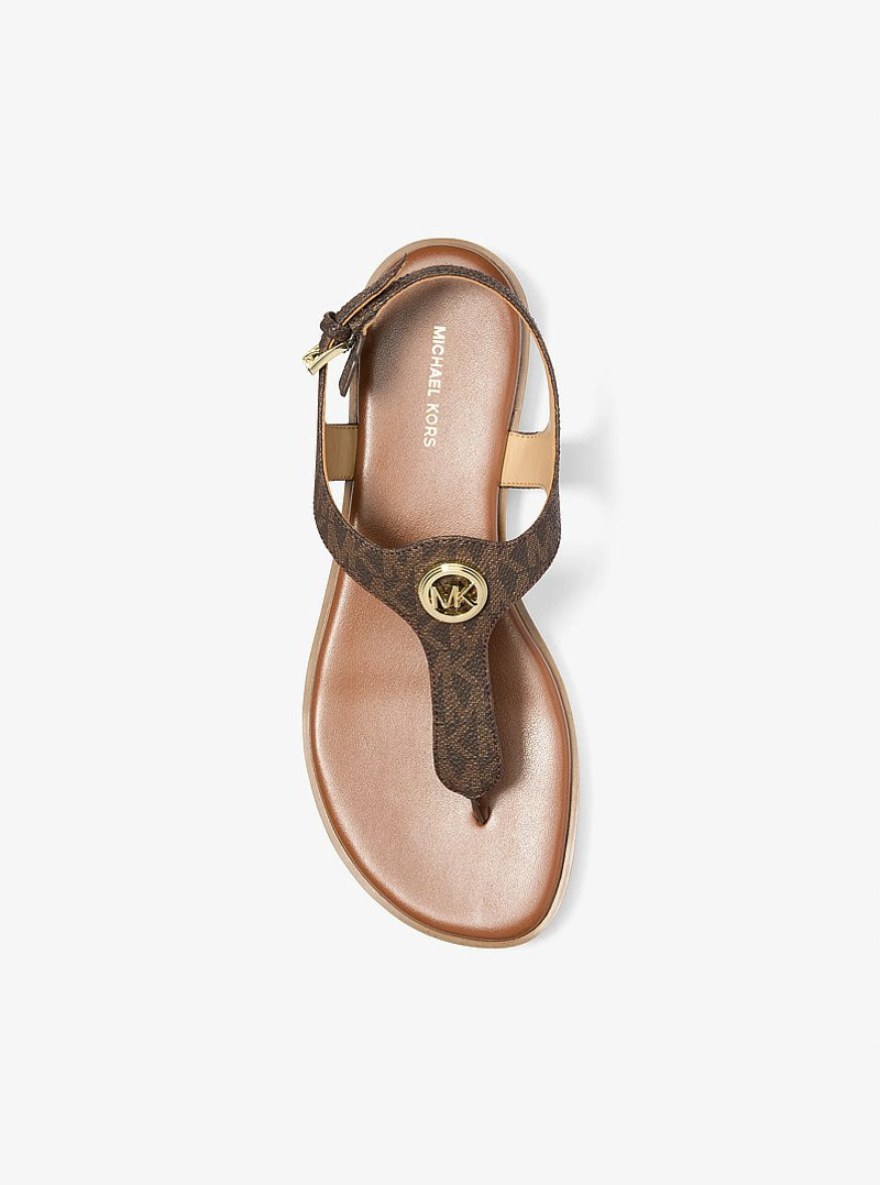 Val Signature Logo Thong Sandal 3