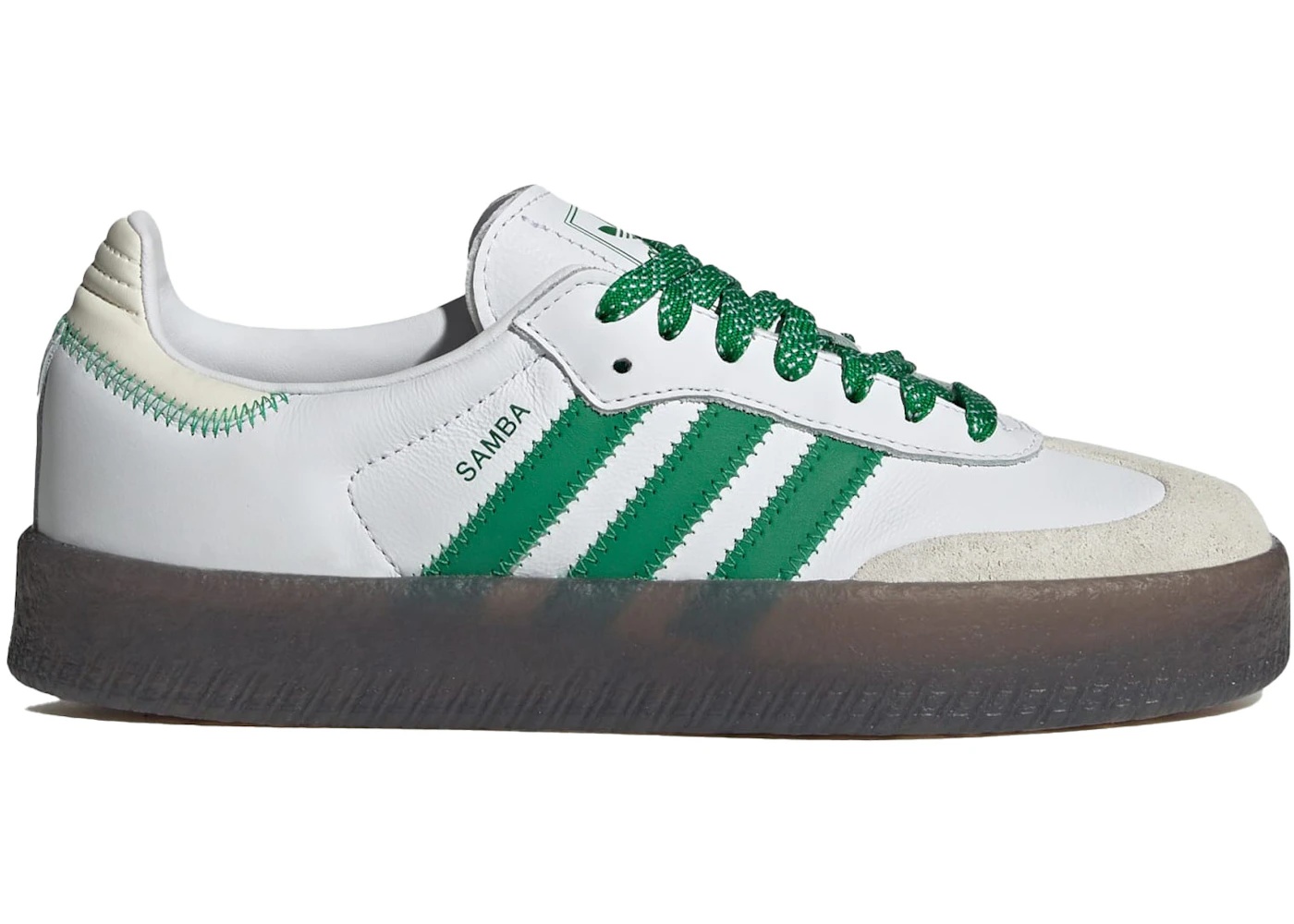 adidas Sambae Cloud White Green (Women's) - 1