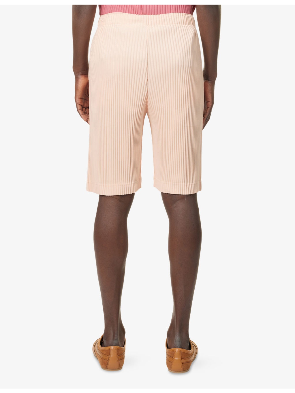 Pleats Regular-Fit Knitted Shorts - 4