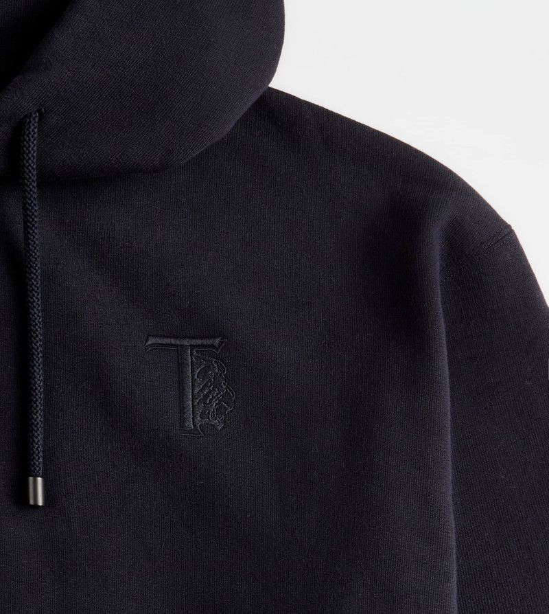 Tod's HOODED SWEATSHIRT - BLUE outlook
