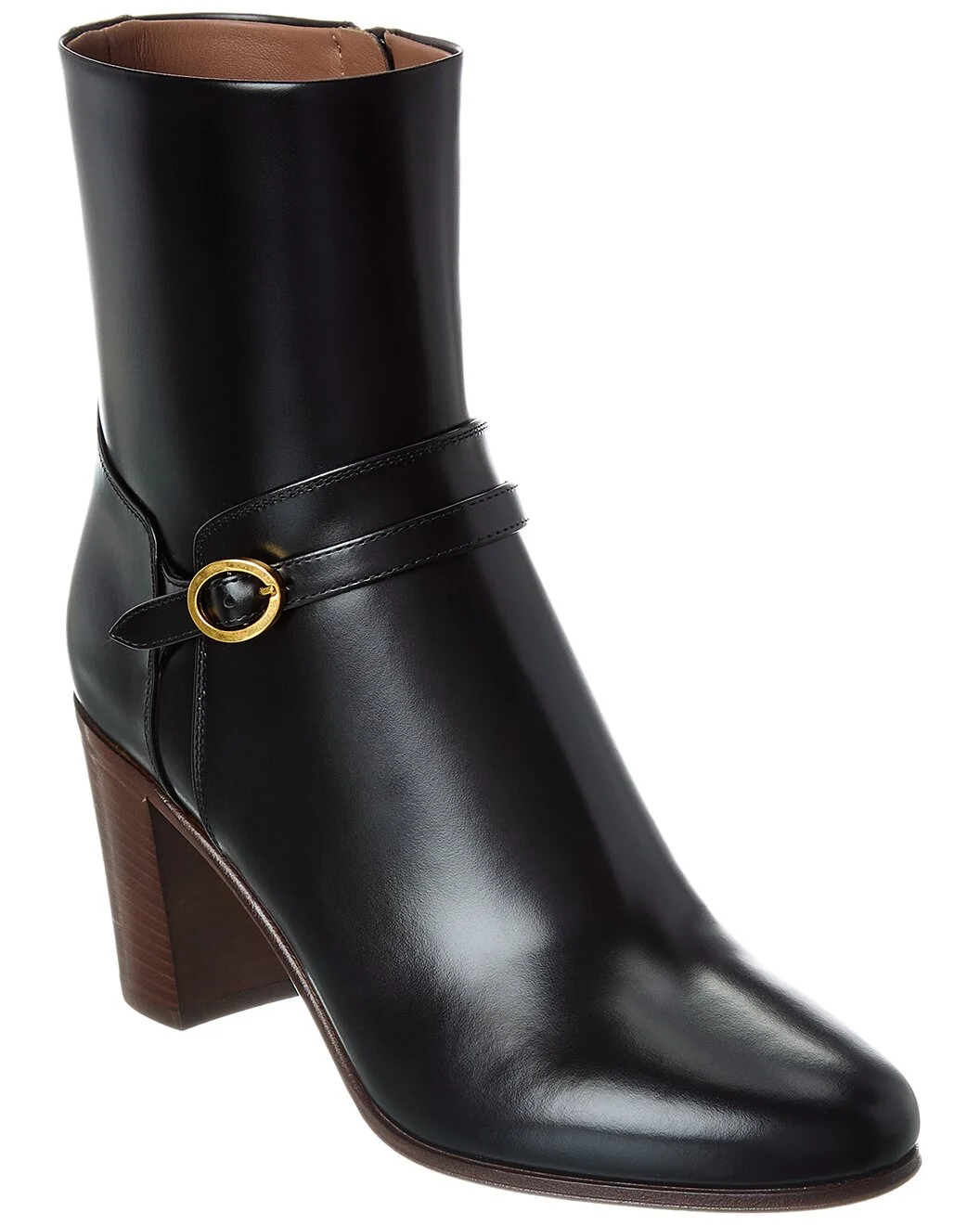 Valentino Rockstud 75 Leather Boot - 1