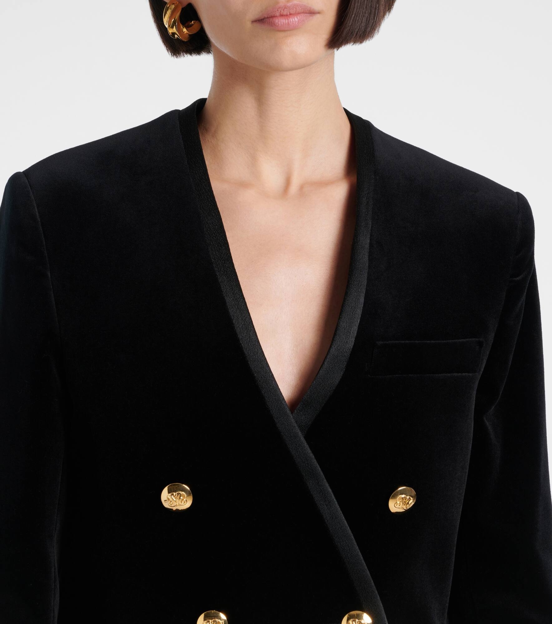 Jealousy Sunset velvet blazer - 4