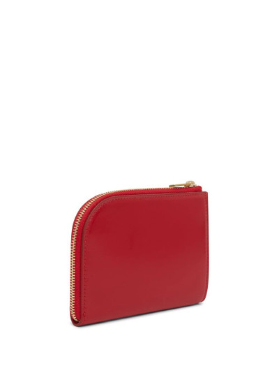 Mansur Gavriel curved zip-pouch wallet outlook