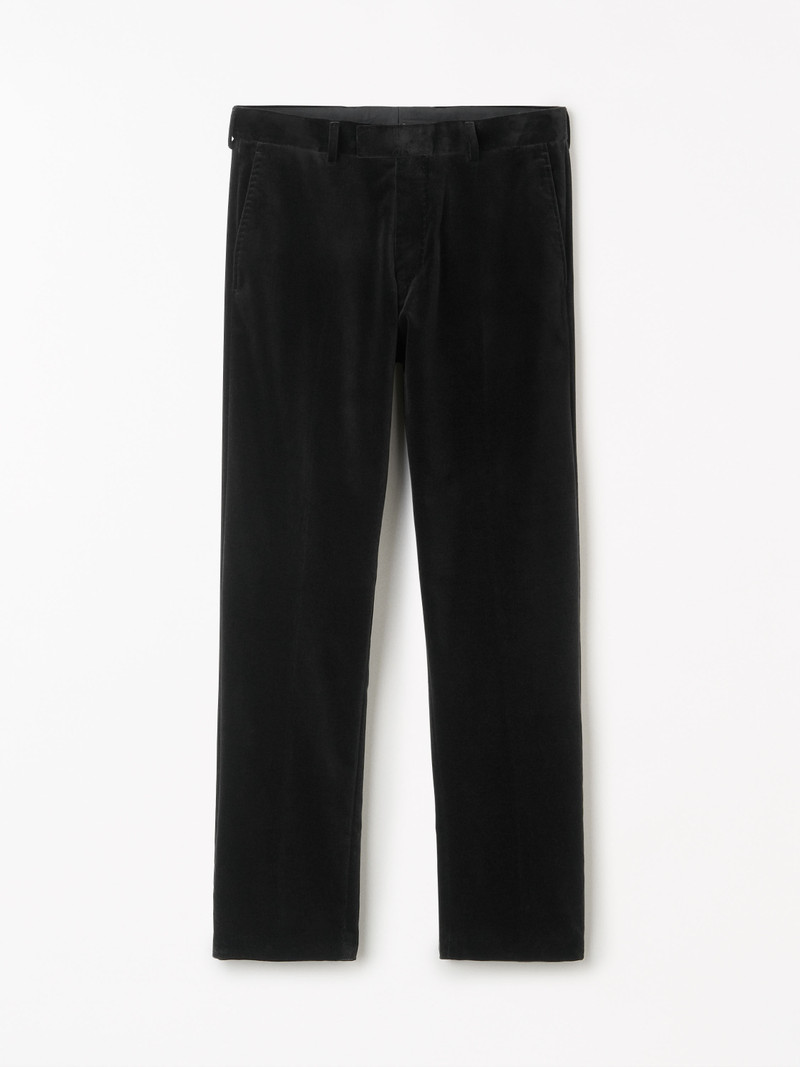 Tense Mid-Rise Velvet Trousers 1