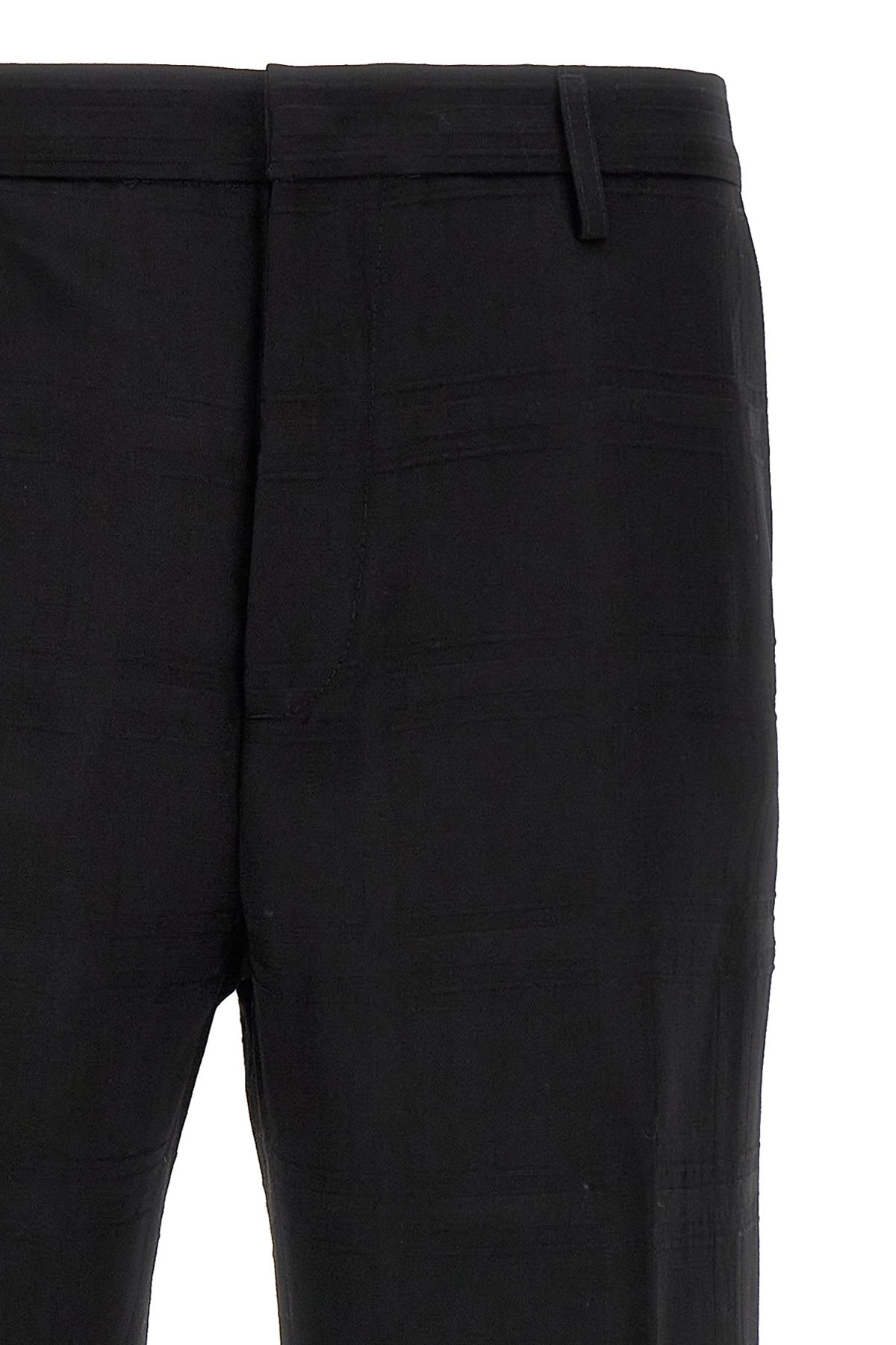 Check wool trousers - 4