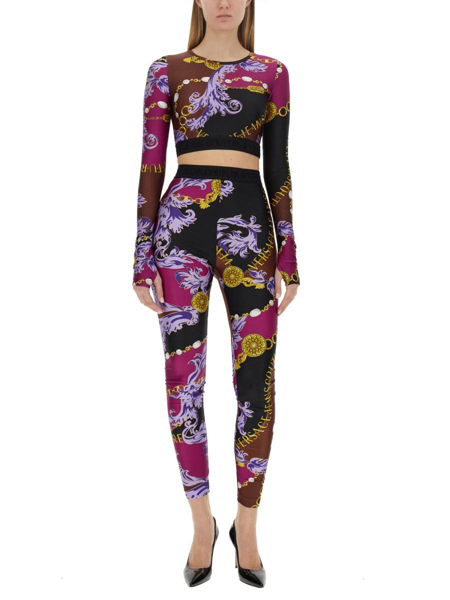 VERSACE JEANS COUTURE VERSACE JEANS COUTURE CROPPED CHAIN COUTURE