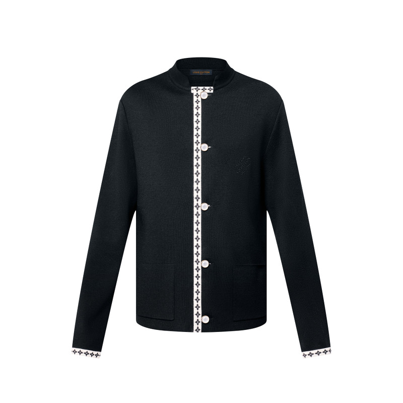 Preppy Knitted Wool Blazer 1