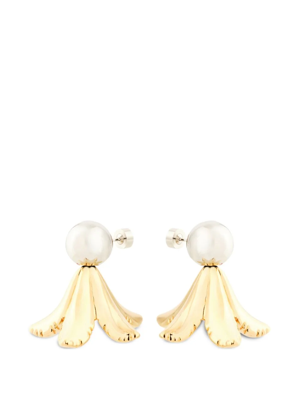 flower drop earrings - 1