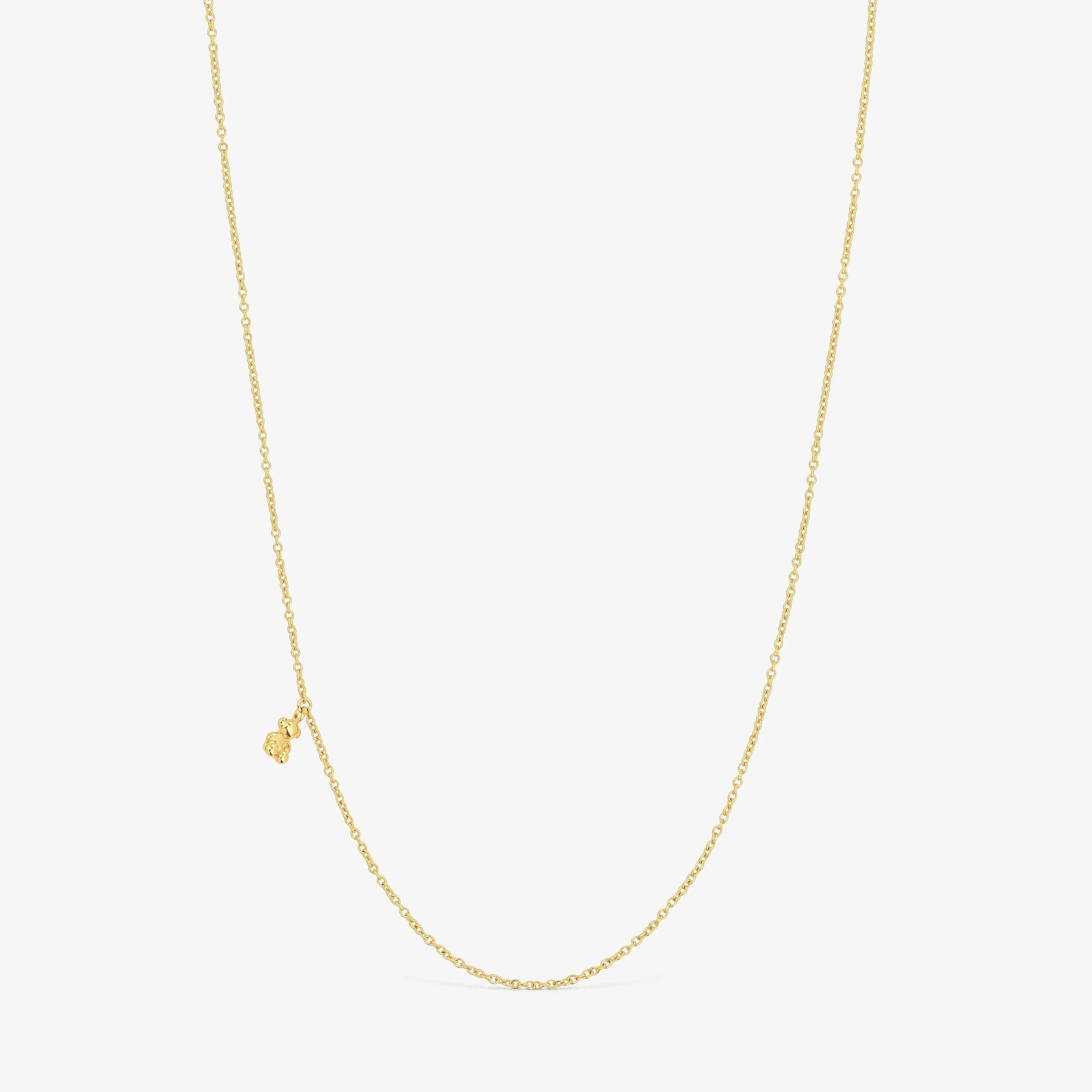 Silver vermeil Bold Bear Necklace - 1
