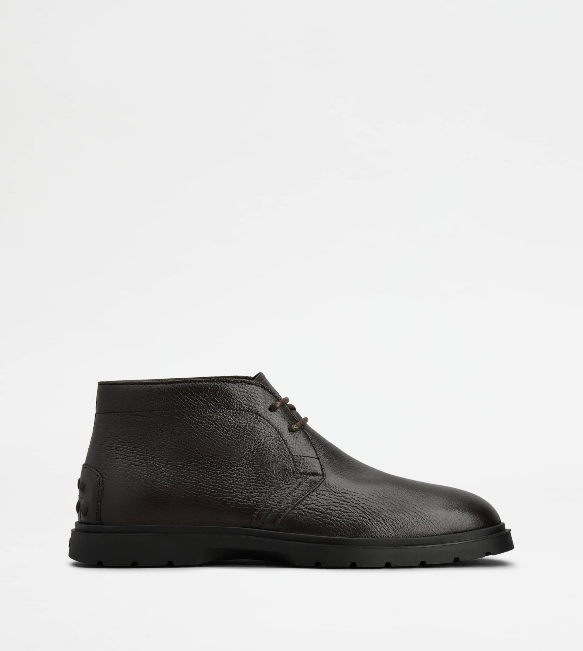DESERT BOOTS IN LEATHER - BROWN - 1