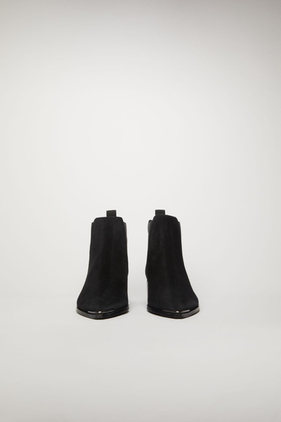 Acne Studios Jensen suede boots black outlook