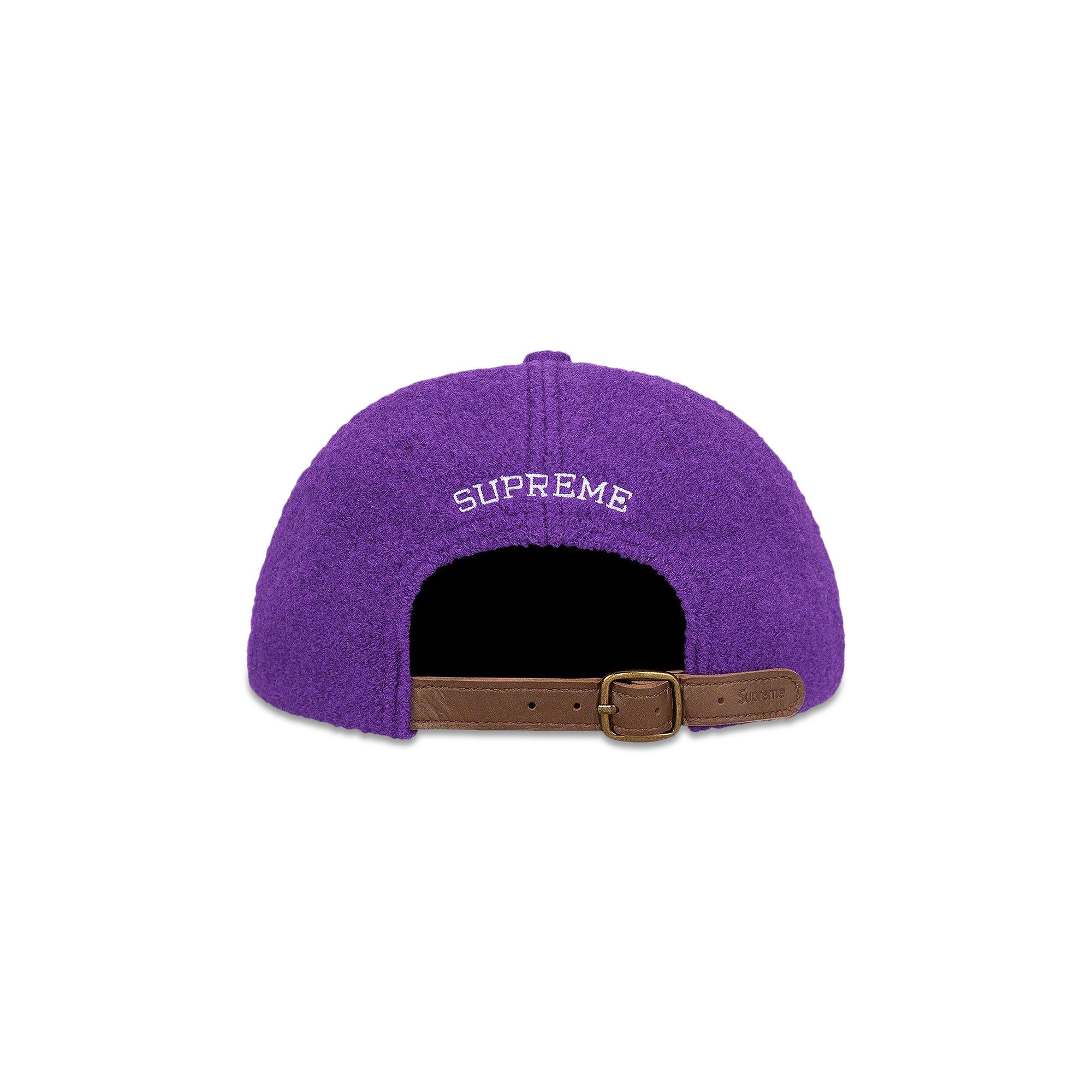 Supreme Supreme Boiled Wool S Logo 6-Panel 'Purple' | REVERSIBLE