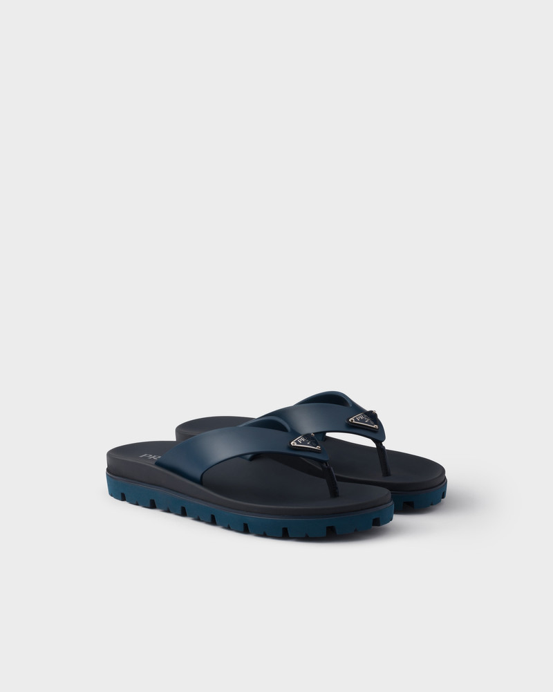 Rubber thong sandals 1