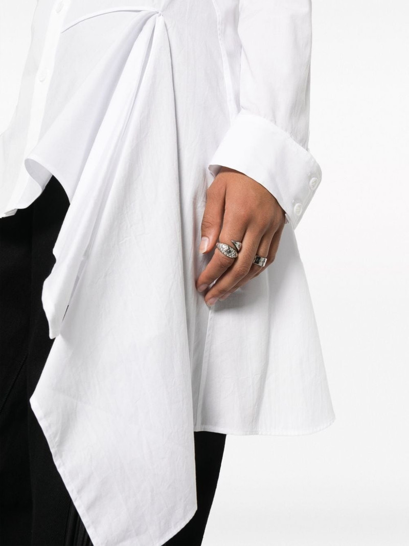 asymmetric cotton shirt 5