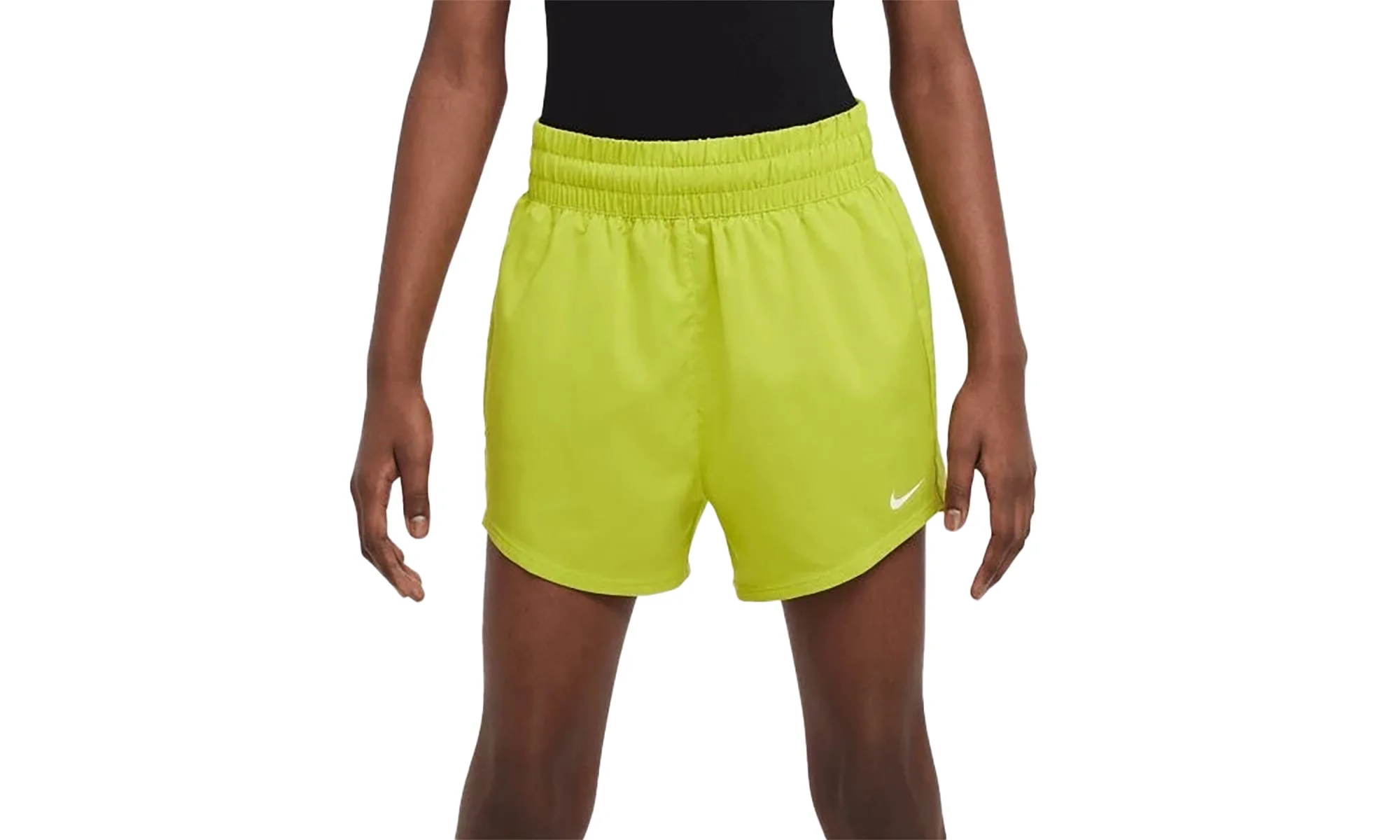 Dri-Fit One High-Waisted Woven Training Shorts GS "Bright Cactus White" DX4967 308 - 1