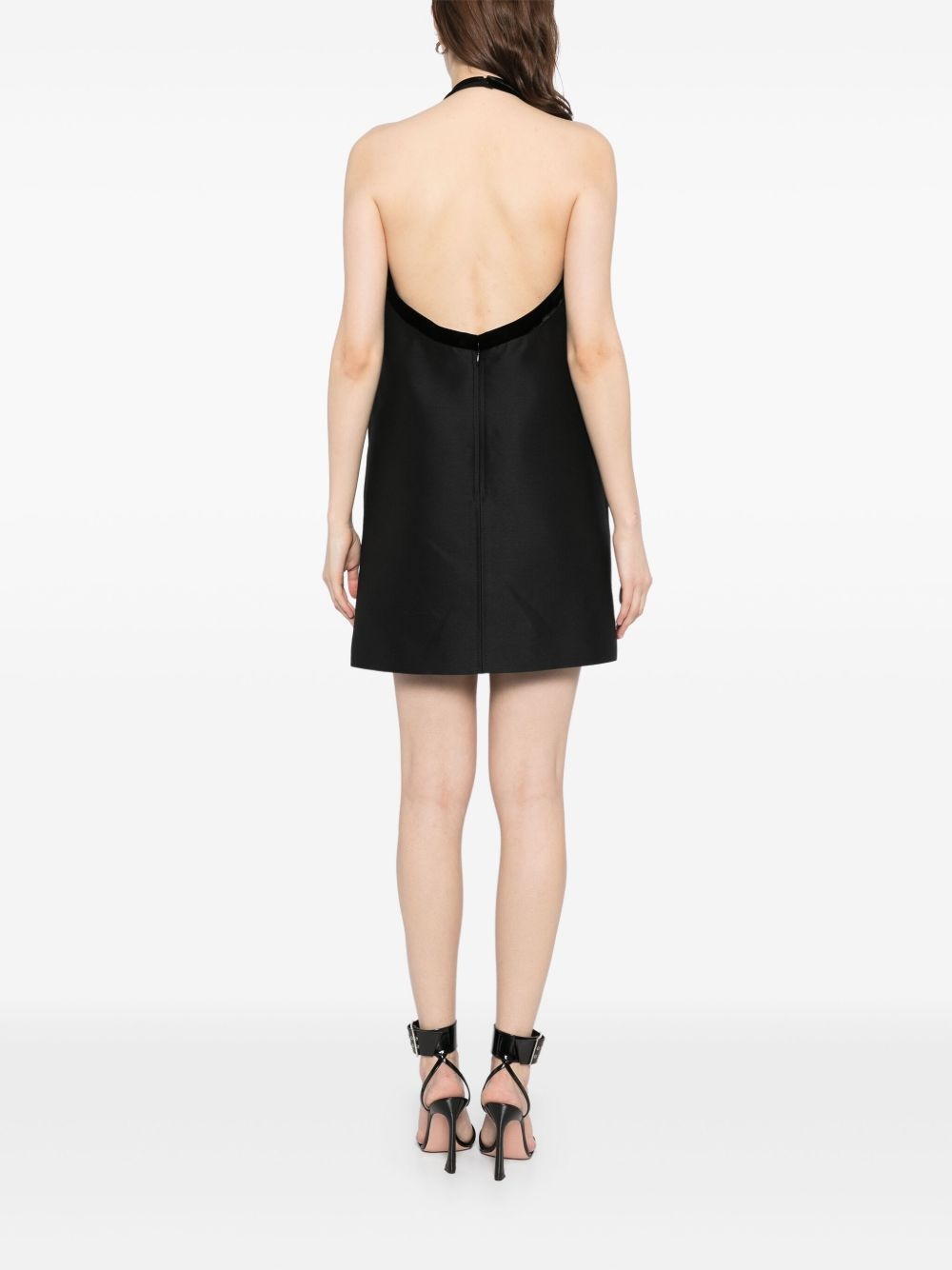 bow detail mini dress - 4