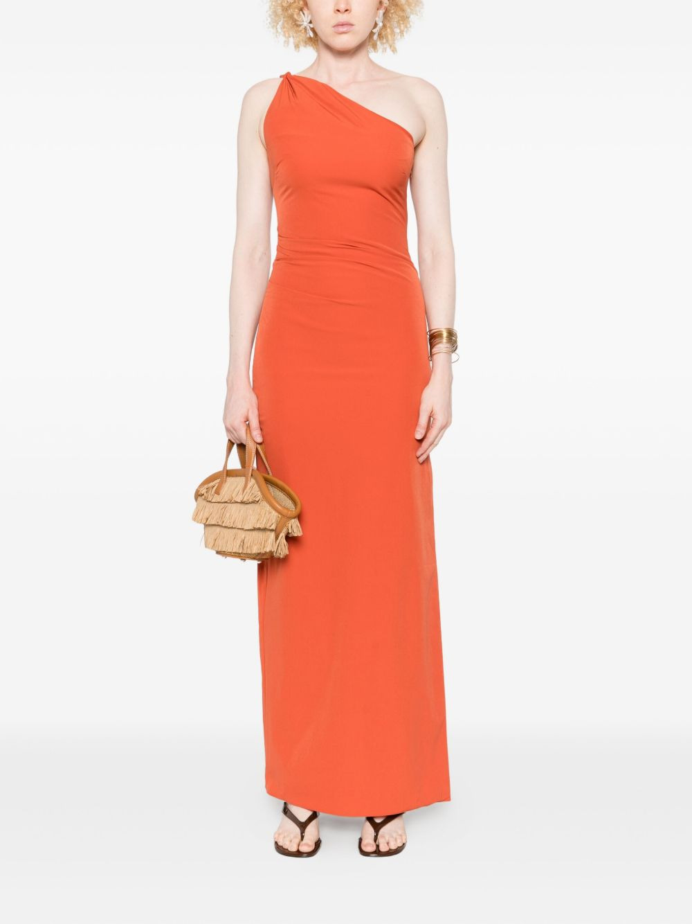 Rossana one-shoulder ruched maxi dress - 2