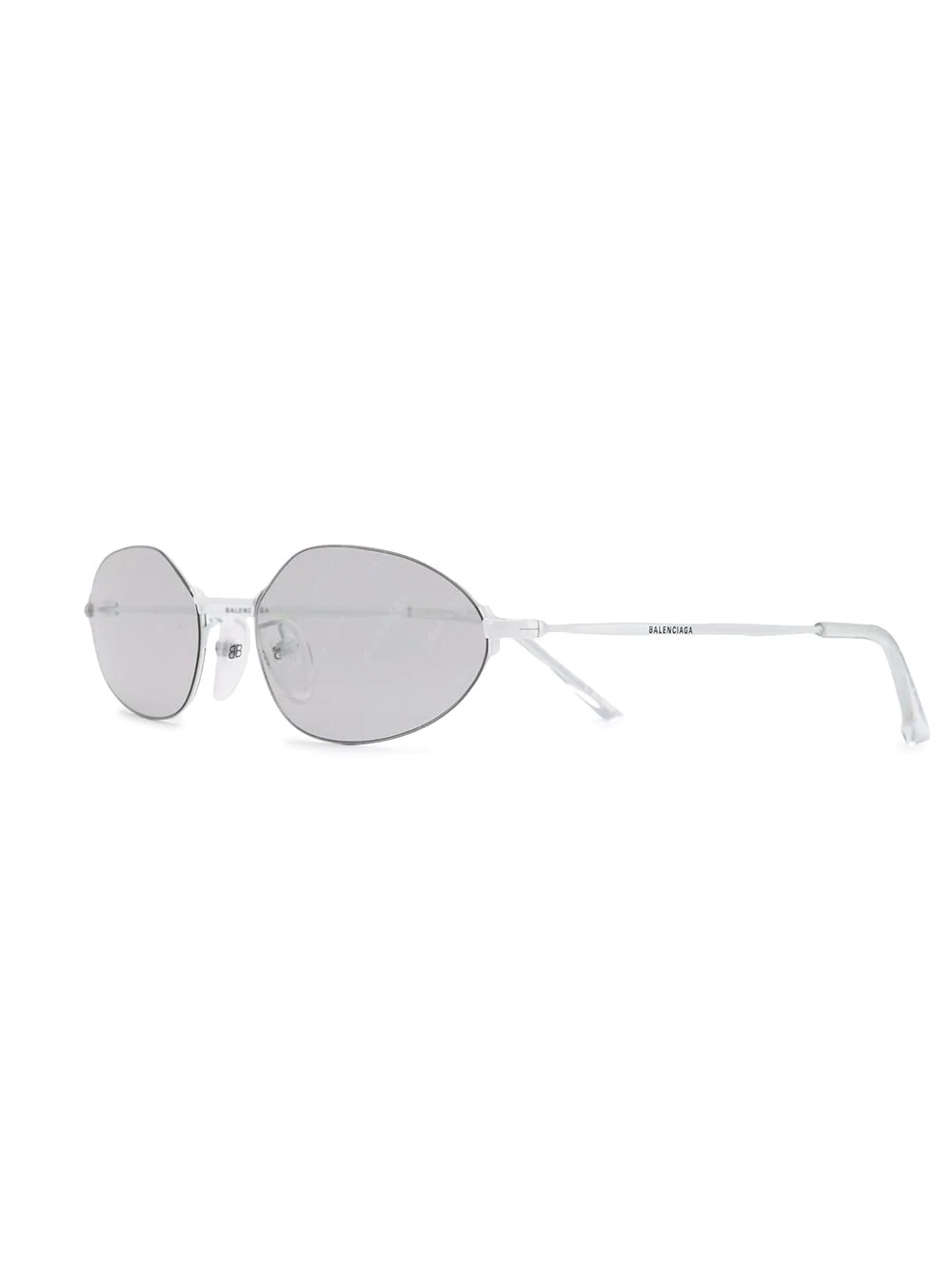 Invisible oval-frame sunglasses - 2