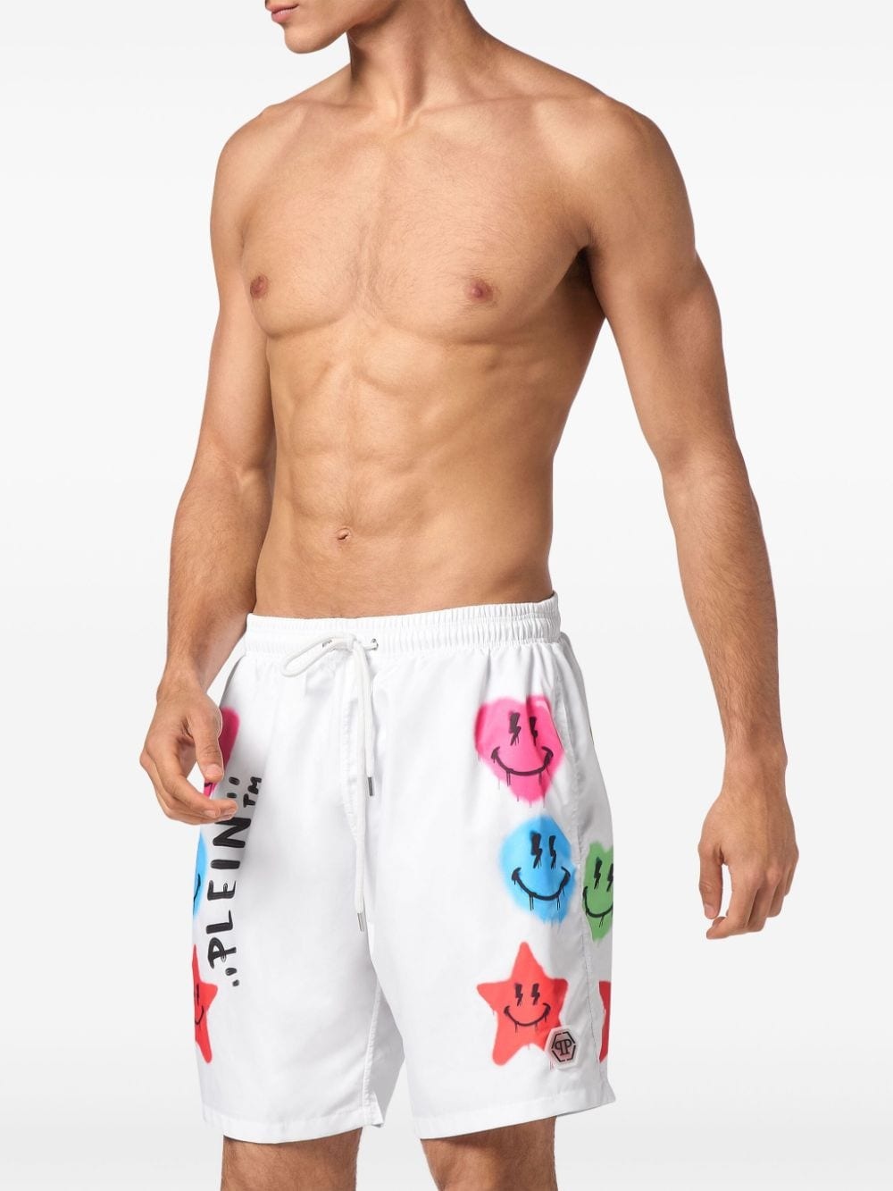 graphic-print swim shorts - 2
