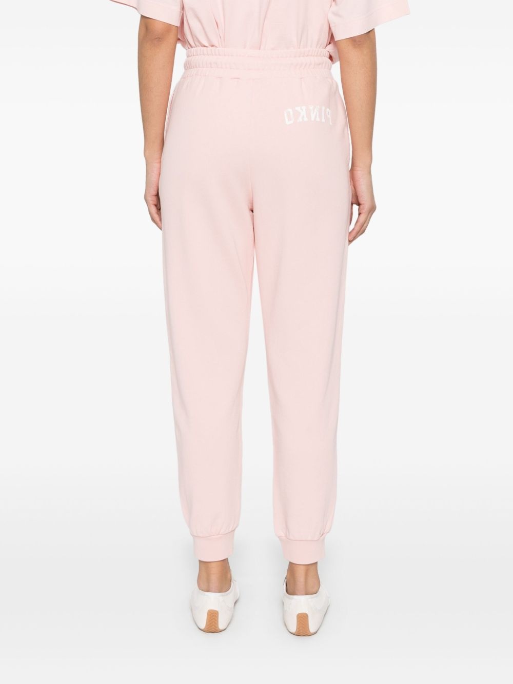 logo-print track trousers - 4