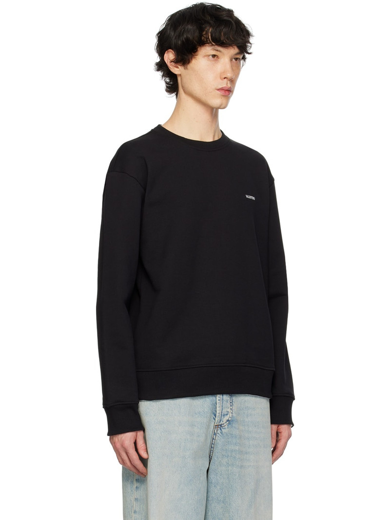 Black Printed Sweatshirt 2