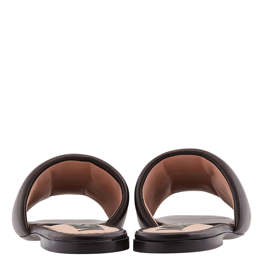 Moschino Logo-Plaque Padded Flat Sandals - 4