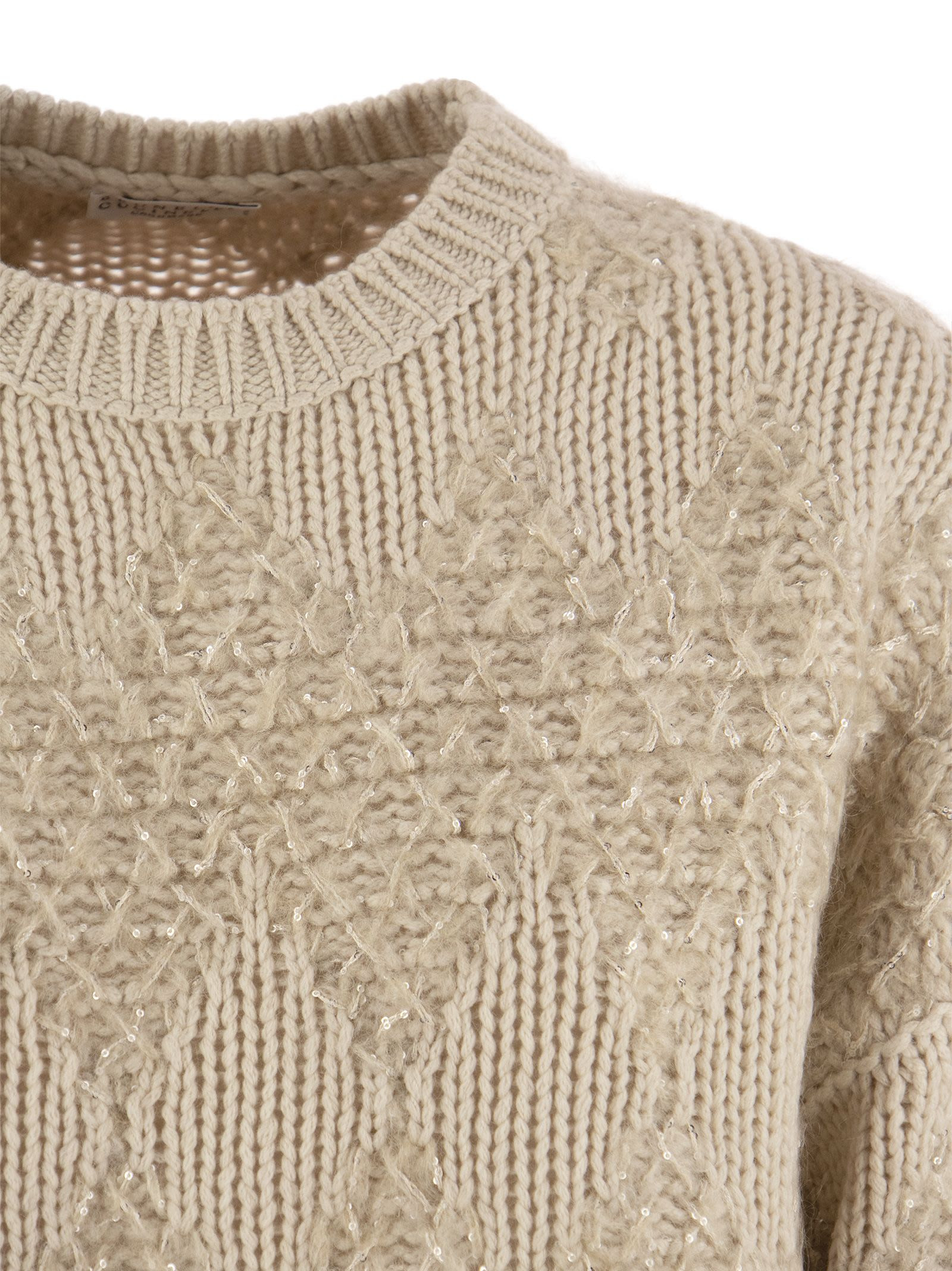 Brunello Cucinelli Women Wool, Silk And Cashmere Sweater - 4