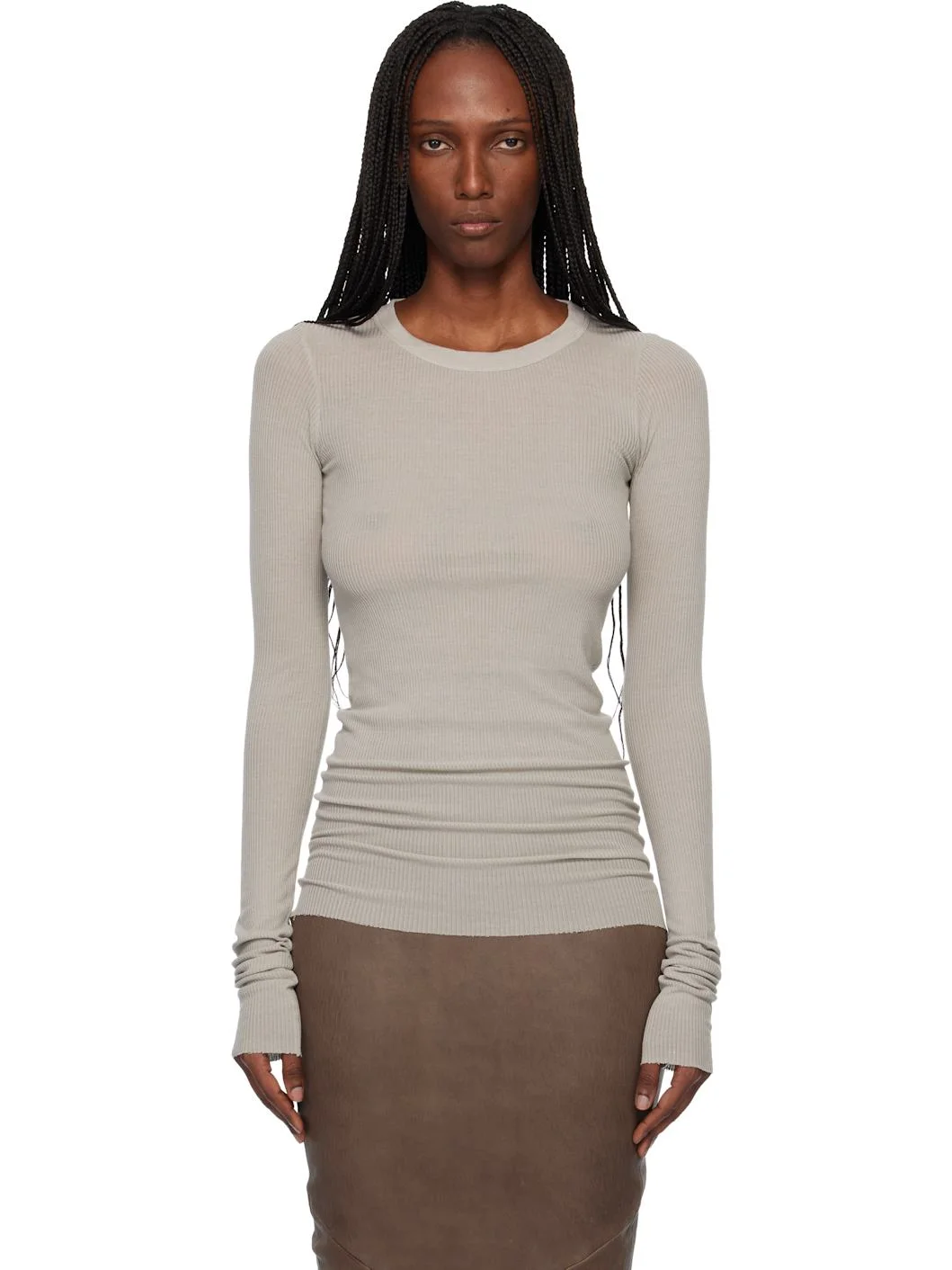 Off-White Temple Rib LS T-shirt - 1