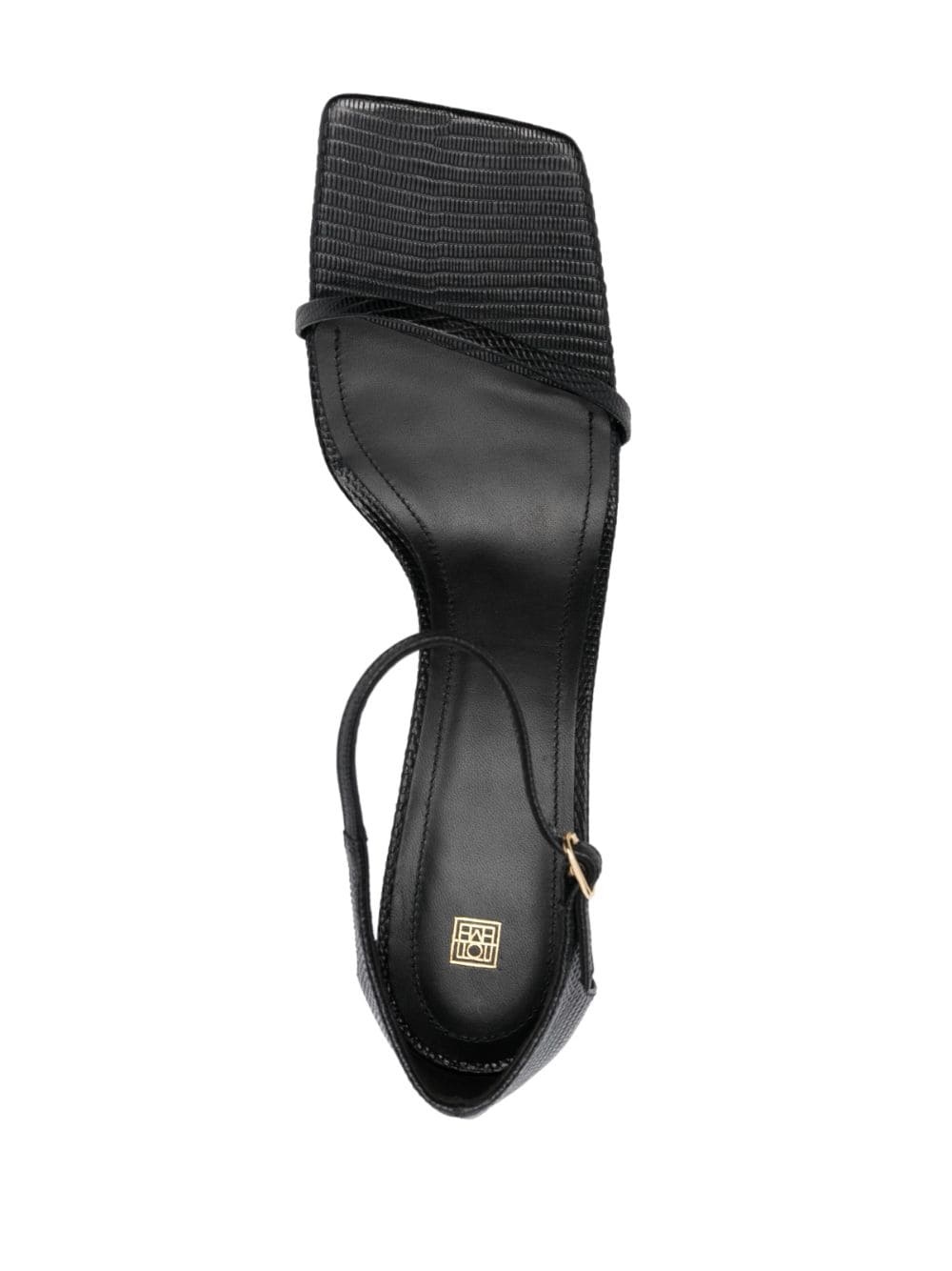 The Strappy 55mm leather sandals - 4