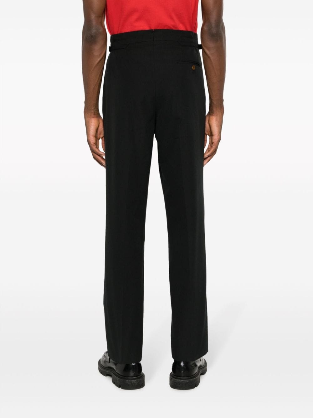 Sang straight-leg cotton trousers - 4