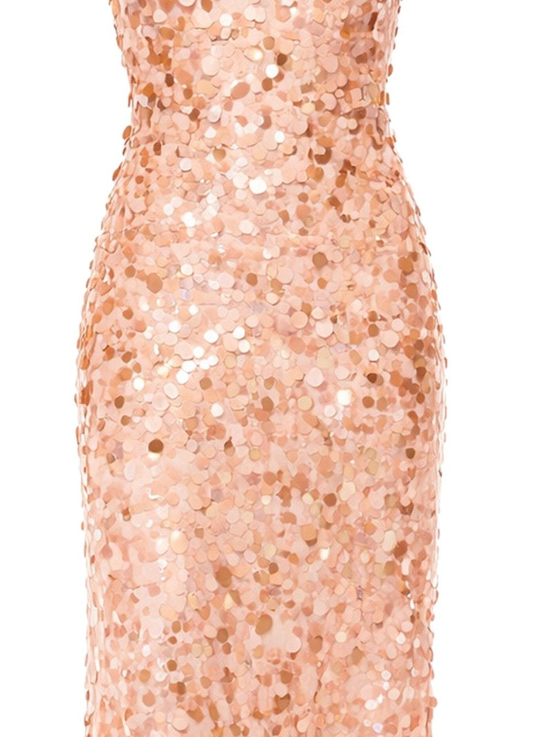 LoveShackFancy Emmalisa sequined V-neck maxi dress outlook