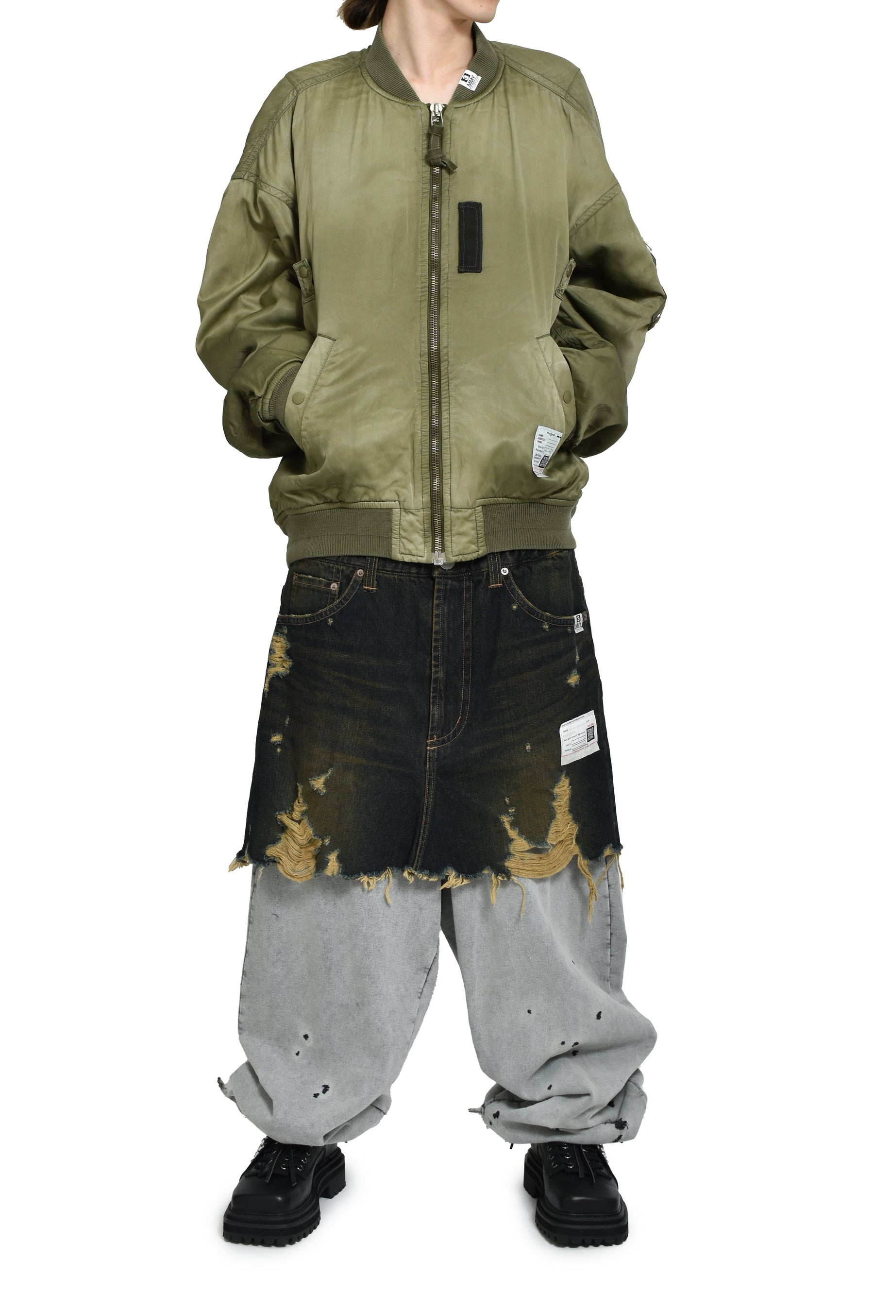 AGED FLIGHT JACKET / KHA - 4