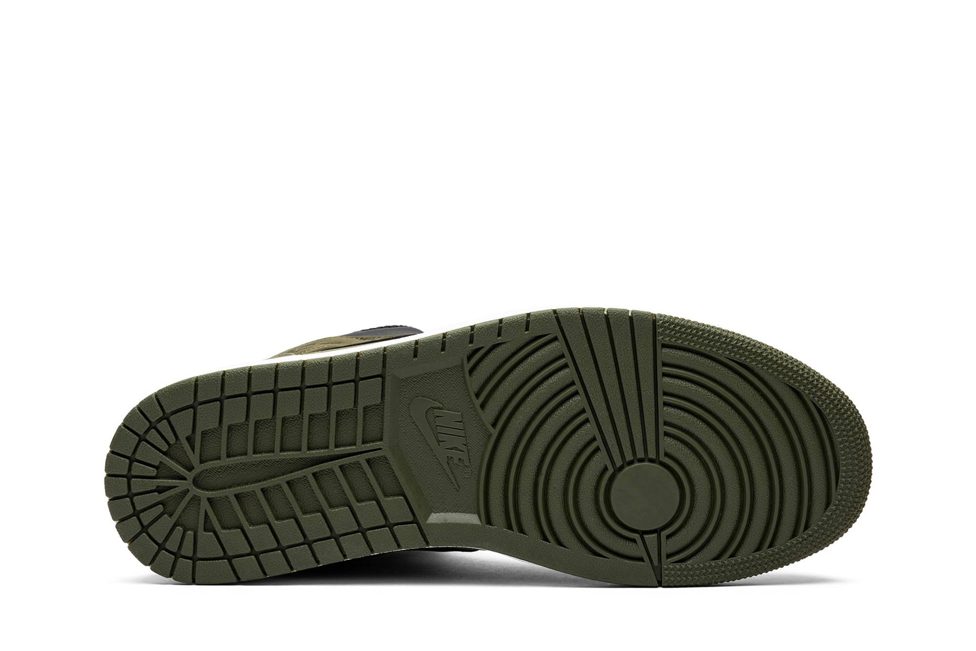 Air Jordan 1 Mid 'Olive Canvas' - 4