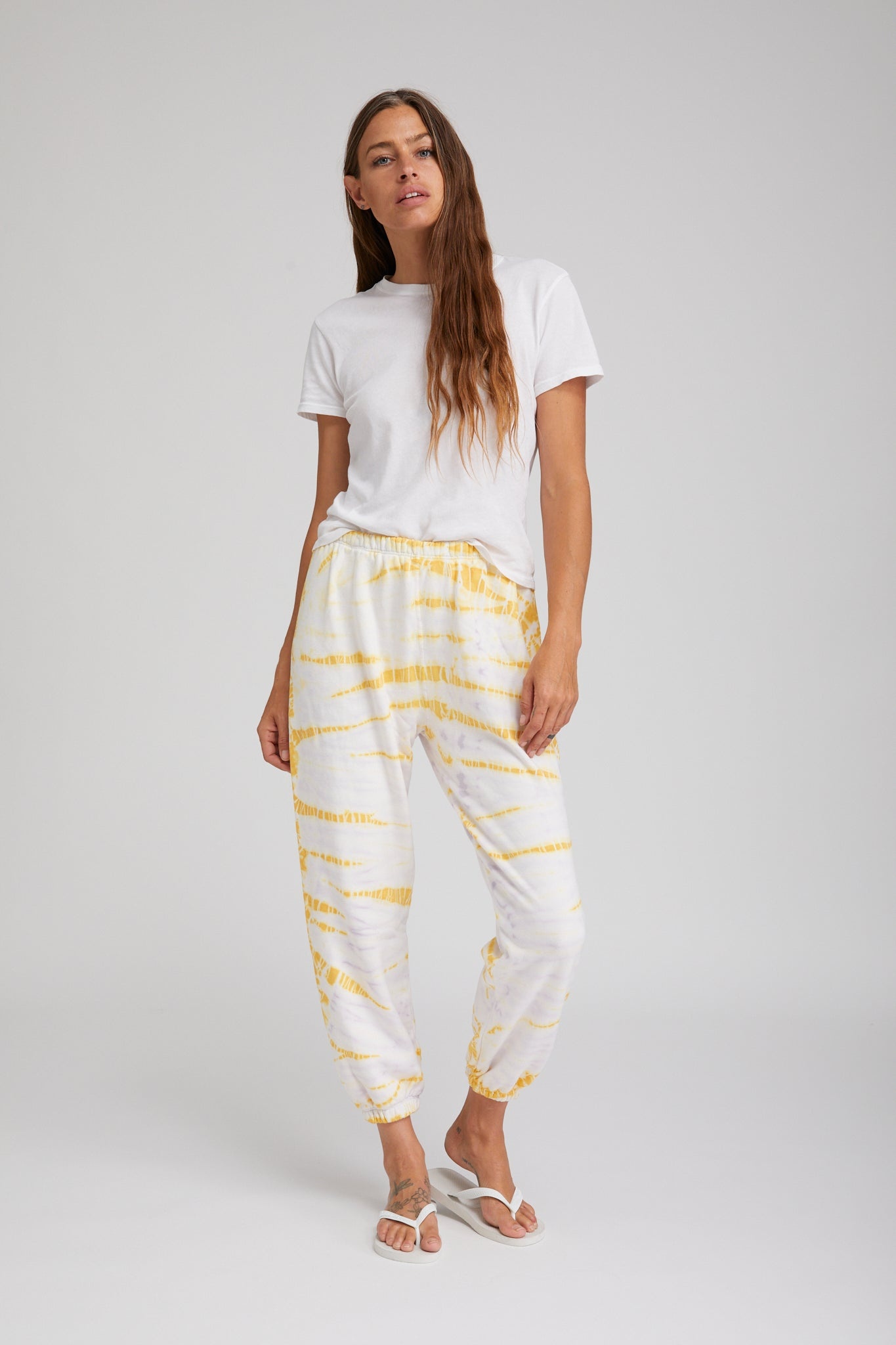 MARIGOLD MARBLE TRI-BLEND SWEATPANTS - 2