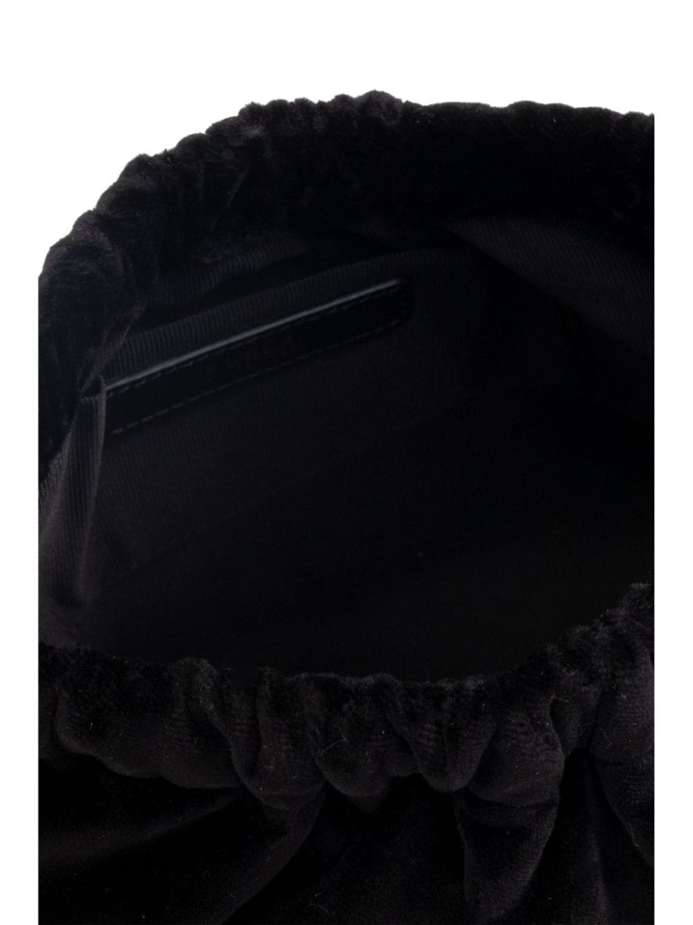 velvet-finish shoulder bag - 5