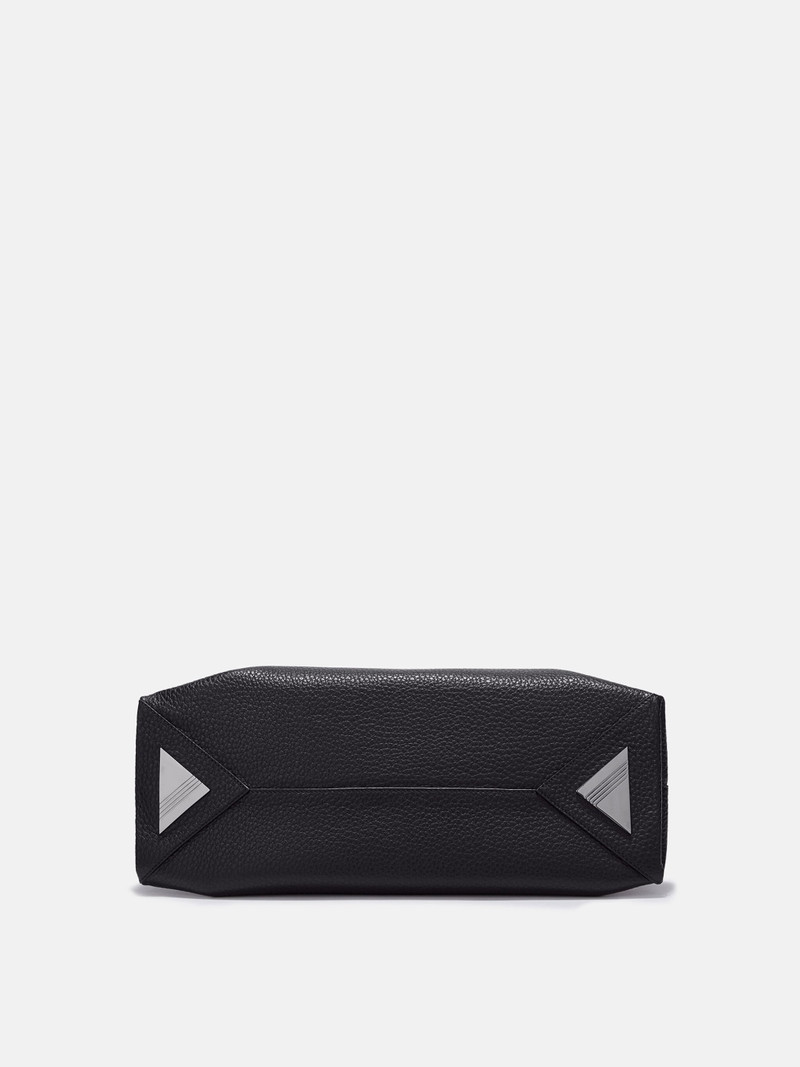 THE ATTICO "LA PASSEGGIATA MEDIUM" BLACK TOP HANDLE outlook
