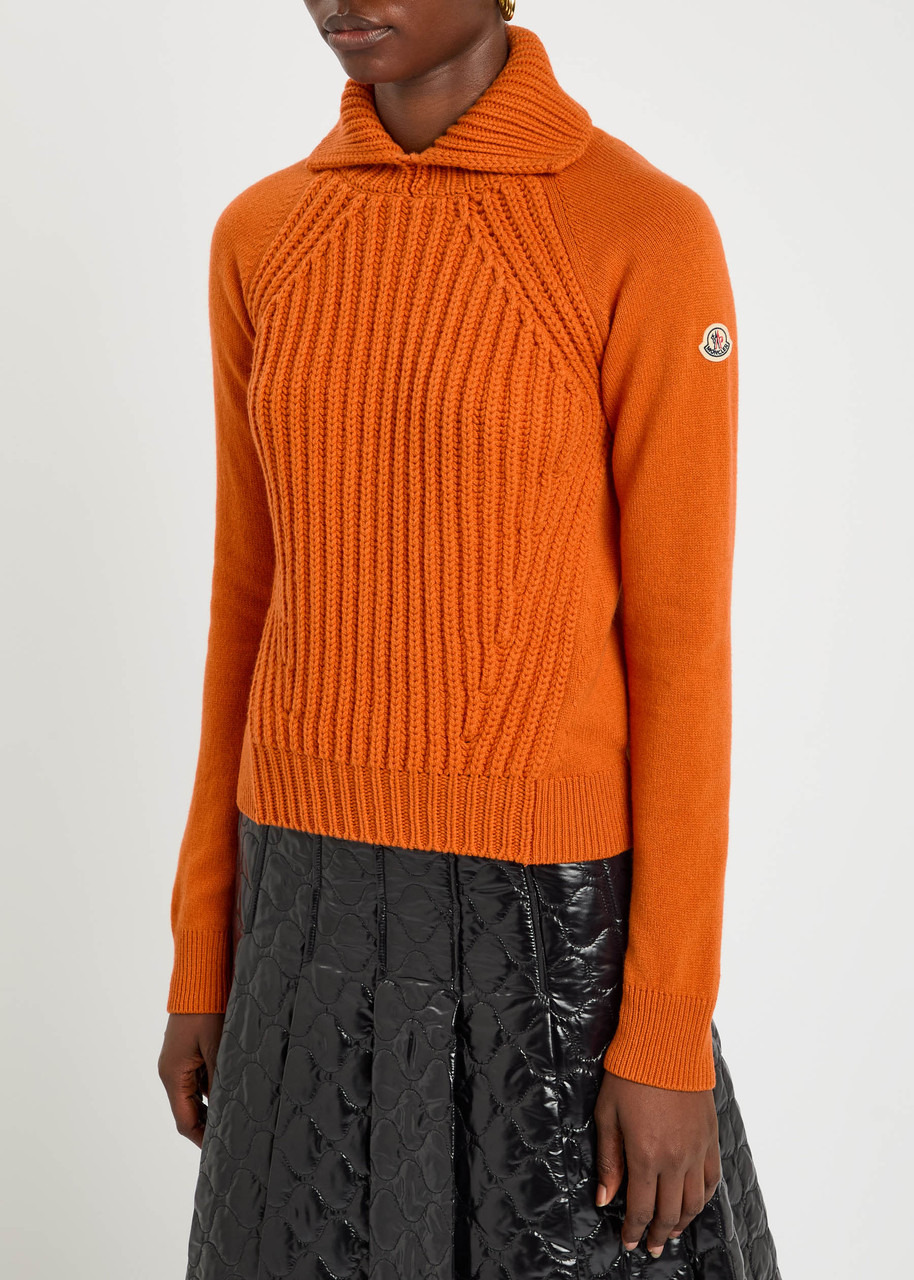 Moncler Roll-neck Wool and Cashmere-blend Jumper - 2
