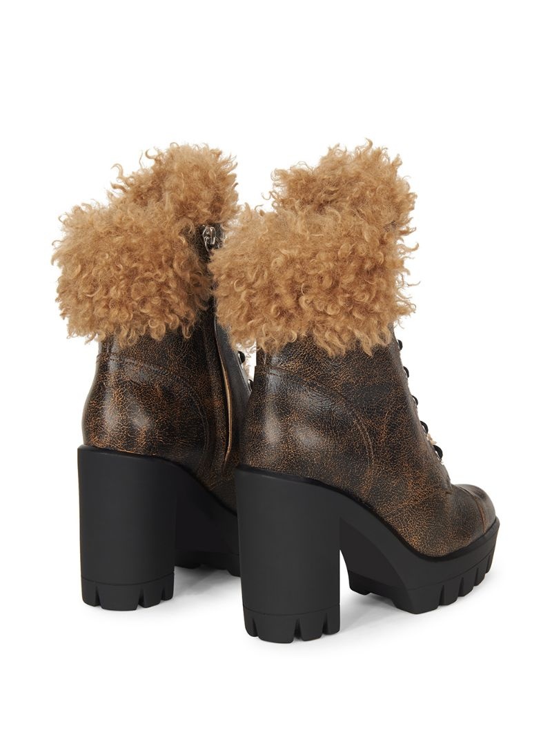 Tonix Winter shearling-trim boots - 3