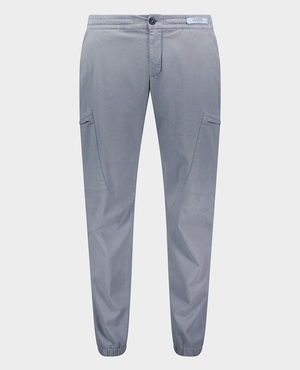 Tencel cotton Cargo trousers with drawstring - 1