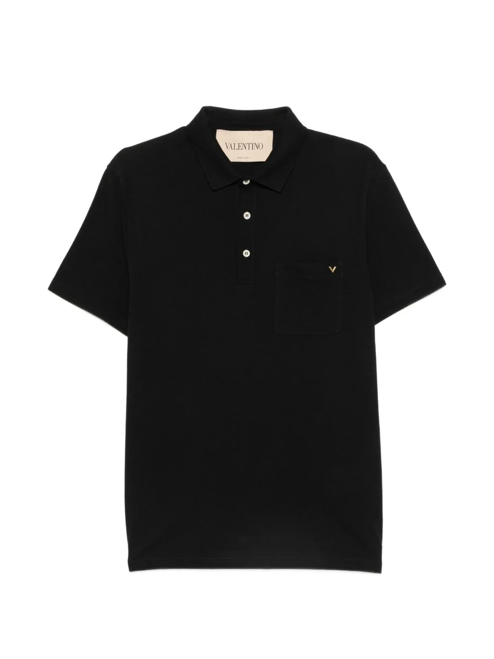VLogo chest-pocket polo shirt - 1